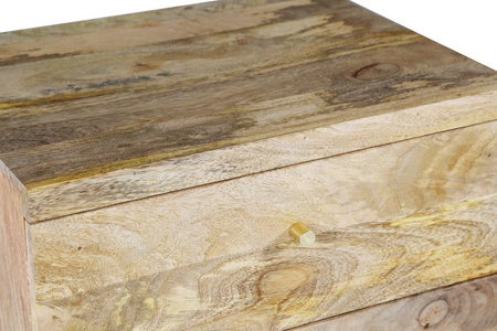 Drewniana szafka nocna glamour z szufladami RG-05-MN