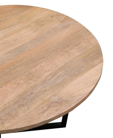 Okrągły stolik kawowy w stylu loftowym SH-51-MN