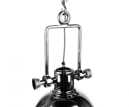 Lampa wisząca, niklowana, loft, industrialna