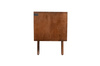 Nowoczesna szafka RTV z drewna Mango  w kolorze orzech włoski  ST-19-MWL