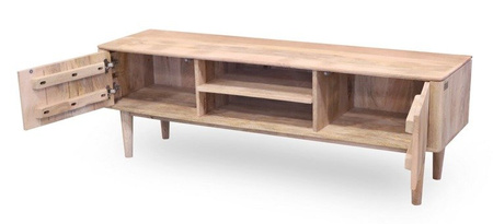 Nowoczesna szafka RTV na toczonych nóżkach FT-08-MN