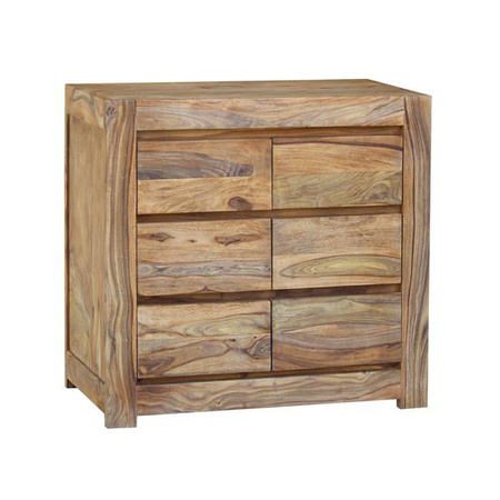 Drewniana komoda palisander z szufladami w stylu minimalistycznym ML-04-TP