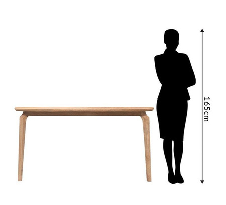 Skandynawski stół 80x140x75 OSLO-UN60-MN