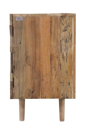 Rustykalna komoda trzydrzwiowa ze starego drewna CTR-137562-OLD