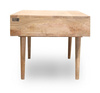 Stolik kawowy drewniany w skandynawskim stylu, stolik kawowy mango stolik kawowy , jodełka PQ-PR05-MN