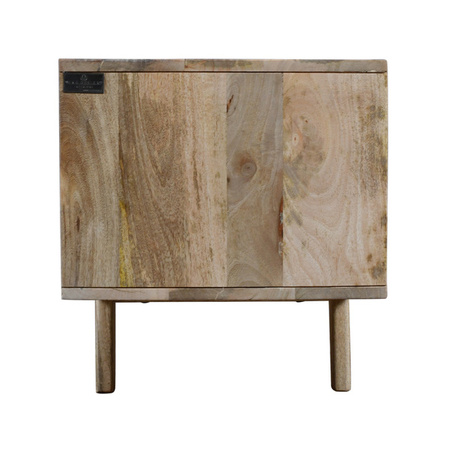 Duża szafka RTV z naturalnego drewna Mango ST-01-MN