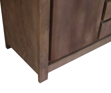 Minimalistyczna komoda mango orzech włoski 200 cm , NR-06-MWL