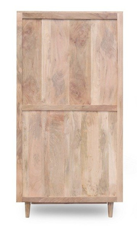 Szafa drewniana w skandynawskim stylu, szafa nowoczesna, szafa mango