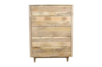 Wysoka komoda z  drewna mango  z szufladami FT-06-MN