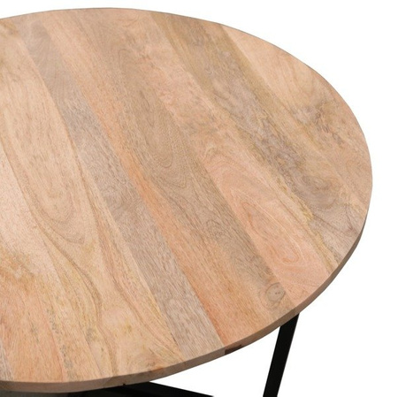 Okrągły stolik kawowy w stylu loftowym SH-51-MN