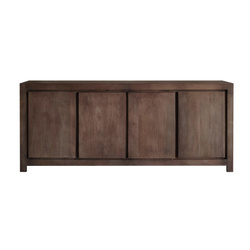 Pojemna komoda z szafkami drewno Mango orzech włoski NR-04-MWL