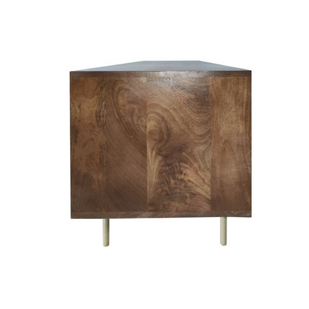 Modernistyczna szafka RTV z drewna mango KP-02-MWL