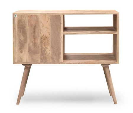 Wysoka szafka RTV w stylu scandi OSLO-ST06-W