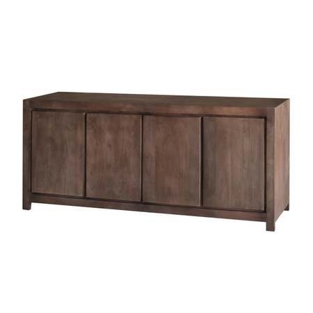 Pojemna komoda z szafkami drewno Mango orzech włoski NR-04-MWL