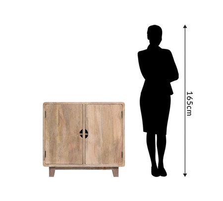 Skandynawska komoda z półkami RT-05-MN