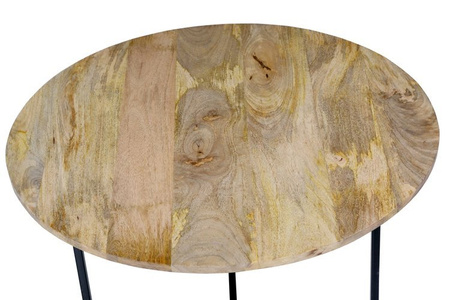 Nowoczesny stolik kawowy z okrągłym blatem SH-60-MN