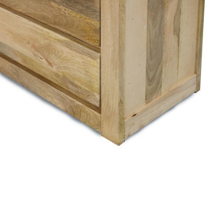 Minimalistyczna witryna drewniana z szufladami ML-11-MN