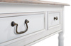 Biała konsola z szufladkami w stylu prowansalskim PR-SH017