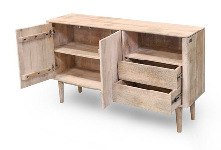 Skandynawska komoda z naturalnego drewna FT-03-MN