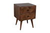 Drewniana szafka nocna na wysokich nóżkach PQ-PR07-MWL