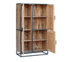 Industrialna witryna z naturalnego drewna akacji MC-11-ANL