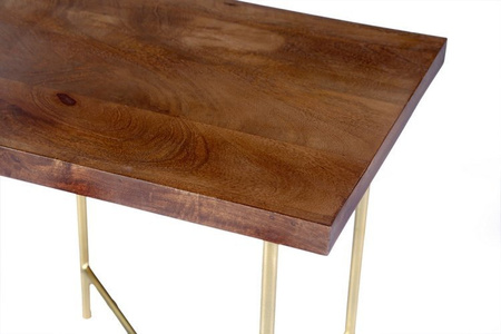 Nowoczesna konsola na złotych nogach RG-07-MWL