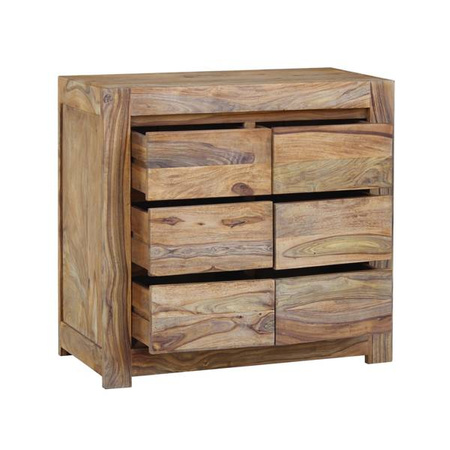 Drewniana komoda palisander z szufladami w stylu minimalistycznym ML-04-TP