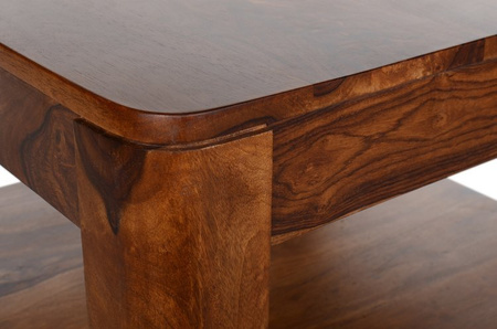 Kolonialny stolik kawowy z litego drewna BA-08-50P