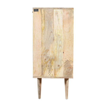 Drewniana komoda o splocie wiedeńskim z szufladami i szafkami VN-06-MN