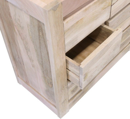 Drewniana komoda z szufladami w stylu nowoczesnym ML-04-MN