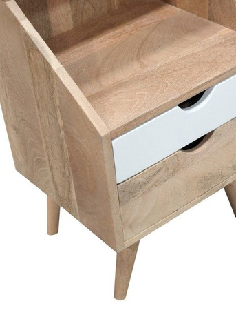 Skandynawska szafka nocna z szufladami OSLO-ST12-W
