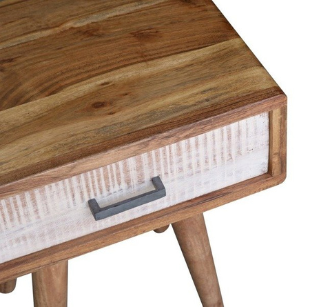 Szafka nocna skandynawska, pomocnik drewniany skandynawski, meble drewniane skandynawskie