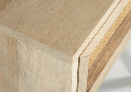 Drewniana konsola z szufladami w stylu boho GR-05-MN