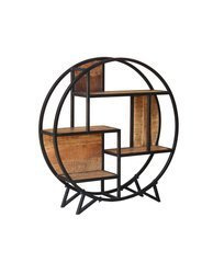 Okrągła biblioteczka w stylu loftowym MC-01-ANL