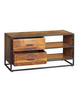 Drewniana szafka RTV w stylu industrialnym MC-04-AWL