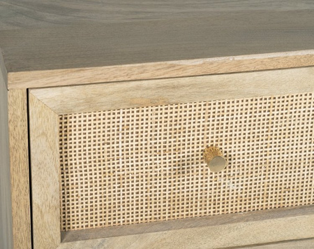 Rattanowa szafka nocna z szufladami GR-01-MN