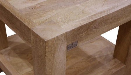 Drewniany stolik kawowy z półką VR-22-MN