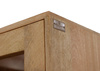 Skandynawska witryna z drewna mango z szufladami PQ-PR10-MN
