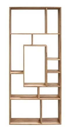 Nowoczesny regał z drewna REGAŁ-2-MN