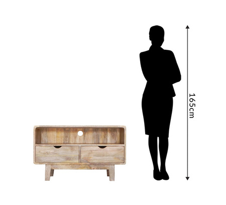 Skandynawska szafka RTV z szufladami RT-02-MN