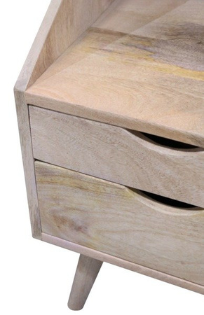 Szafka nocna z naturalnego drewna OSLO-ST12-MN