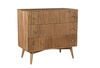 Nowoczesna komoda drewniana z szufladami z efektem lameli ANK-7