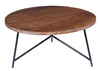 Okrągły stolik kawowy z drewnianym blatem SH-57-MWL