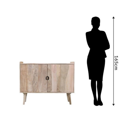 Skandynawska komoda z półkami OSLO-ST03-MN