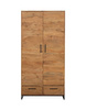 Industrialna szafa drewniana z szufladami LV-LP209-ANL