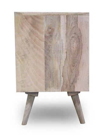 Szafka nocna z naturalnego drewna OSLO-ST12-MN