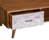 Skandynawski stolik kawowy z szufladą i półką BR-03