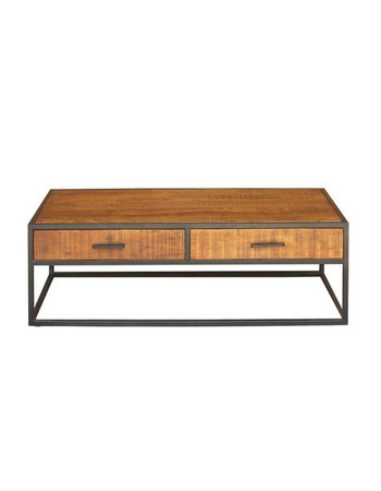 Industrialny stolik kawowy z szufladami MC-03-AWL