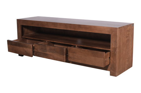 Drewniana szafka RTV z szufladami VR-01-MWL