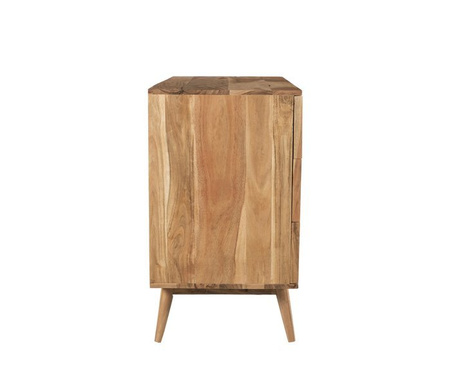 Dwudrzwiowa komoda z efektem lameli ANK-2